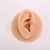 Silicone Simulation Fake Ear Facial Features Teaching Practice Props Nose Mouth Navel Stud Ring Accessories Display Stand Model