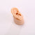 Silicone Simulation Fake Ear Facial Features Teaching Practice Props Nose Mouth Navel Stud Ring Accessories Display Stand Model