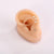 Silicone Simulation Fake Ear Facial Features Teaching Practice Props Nose Mouth Navel Stud Ring Accessories Display Stand Model