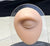 Silicone Simulation Fake Ear Facial Features Teaching Practice Props Nose Mouth Navel Stud Ring Accessories Display Stand Model