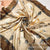 Silk Chain Carriage Oil Painting Flowers Ladies 90cm Square Scarf