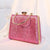 Silver Black Gold Pu Leather Solid Color Square Evening Bags