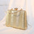 Silver Black Gold Pu Leather Solid Color Square Evening Bags