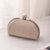 Silver Champagne Red Pu Leather Solid Color Shell Evening Bags