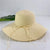 Simple Big Brim Hat Straw Hat Female Summer Sunscreen Sunshade Beach Hat