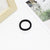 Simple Black Foundation 4CM5CM Towel Ring High Elastic Seamless Hair Ring Ponytail Women's Head Rope Rubber Tendon