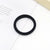 Simple Black Foundation 4CM5CM Towel Ring High Elastic Seamless Hair Ring Ponytail Women's Head Rope Rubber Tendon