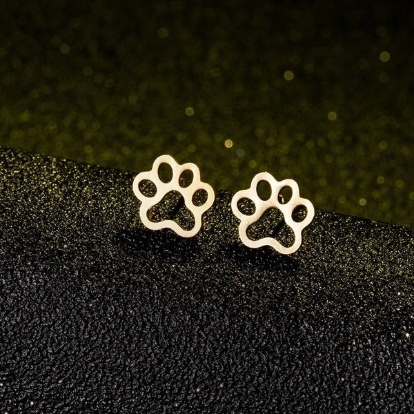 Simple Cat Claw Alloy Earrings Wholesale