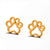 Simple Cat Claw Alloy Earrings Wholesale