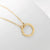 Simple Explosion Jewelry Geometric Round Pendant Personality Stainless Steel Necklace Clavicle Chain Distribution Wholesale