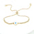 Simple Fashion Drop Oil Eye Accessories Metal Bead Copper Bracelet