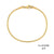 Simple Fashion Snake Bone Bracelet Gold Plated Bracelet Stainless Steel Bracelet