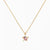 Simple Gold Plated Star Moon Copper Necklace Wholesale