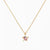 Simple Gold Plated Star Moon Copper Necklace Wholesale