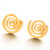 Simple Hollow Spiral Snail Earrings Wholesale