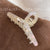 Simple Metal Catch Clip Large Shower  Pearl  Shark Clip