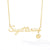 Simple New Twelve Constellation Pendant Stainless Steel Necklace