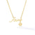 Simple New Twelve Constellation Pendant Stainless Steel Necklace