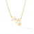 Simple New Twelve Constellation Pendant Stainless Steel Necklace