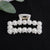 Simple Pearl Stitching Transparent Large Claw Hair Clip