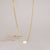 Simple Pearl Titanium Steel 18k Gold Necklace Clavicle Chain Wholesale