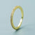 Simple Popular Color Micro-inlaid Zircon Copper Ring Wholesale