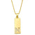 Simple Rectangle 26 Letter Necklace