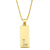 Simple Rectangle 26 Letter Necklace