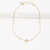 Simple Round Steel Ball Pendant Stainless Steel Flat Chain Necklace