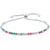 Simple Single Row Multicolor Zircon Copper Bracelet