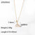 Simple Stainless Steel Shell Mermaid Pearl Pendant Necklace Wholesale