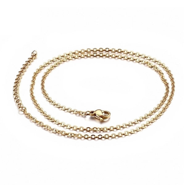 Simple Stainless Steel Welded O-chain Necklace Wholesale