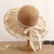 Simple Straw Hat Lace Bows Hat Female Sunshade French Ladies Top Hat