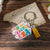 Simple Style Animal Arylic Printing Tassel Bag Pendant Keychain