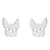 Simple Style Animal Stainless Steel Ear Studs 1 Pair