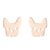 Simple Style Animal Stainless Steel Ear Studs 1 Pair