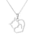 Simple Style Animal Stainless Steel Plating Pendant Necklace