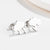 Simple Style Animal Titanium Steel Ear Studs Plating No Inlaid Stainless Steel Earrings