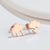 Simple Style Animal Titanium Steel Ear Studs Plating No Inlaid Stainless Steel Earrings