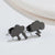 Simple Style Animal Titanium Steel Ear Studs Plating No Inlaid Stainless Steel Earrings