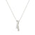 Simple Style Artistic Geometric Sterling Silver Inlay Zircon Pendant Necklace