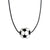 Simple Style Basketball Stainless Steel Silica Gel Pendant Necklace