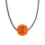 Simple Style Basketball Stainless Steel Silica Gel Pendant Necklace