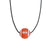 Simple Style Basketball Stainless Steel Silica Gel Pendant Necklace