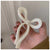 Simple Style Bow Knot Plastic Resin Hollow Out Hair Claws