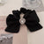 Simple Style Bow Knot Satin Inlay Rhinestones Hair Tie