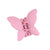 Simple Style Butterfly Abs Plastic Stoving Varnish Hair Claws 1 Piece