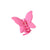 Simple Style Butterfly Abs Plastic Stoving Varnish Hair Claws 1 Piece