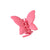 Simple Style Butterfly Abs Plastic Stoving Varnish Hair Claws 1 Piece