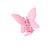 Simple Style Butterfly Abs Plastic Stoving Varnish Hair Claws 1 Piece